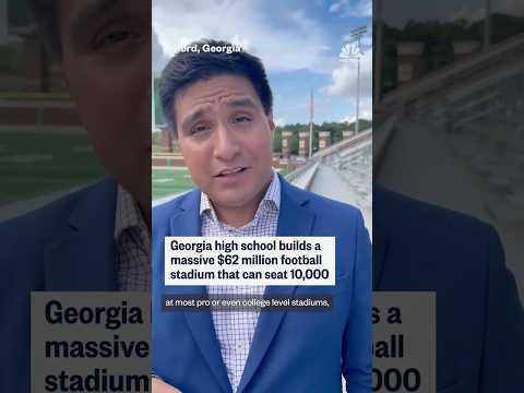 Georgia high school builds a massive $62 million football stadium that can seat 10,000