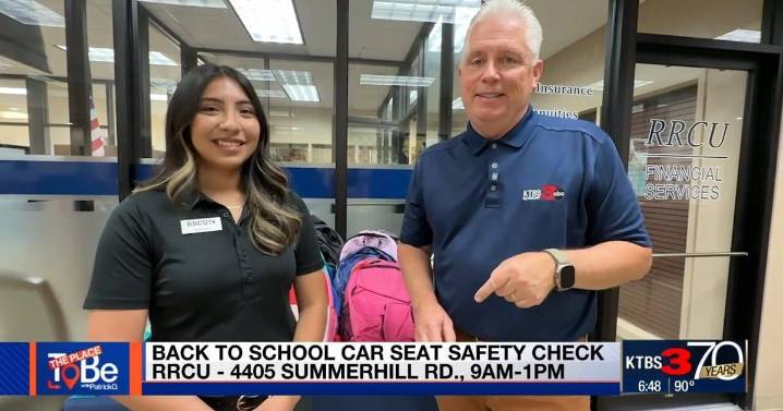 The Place To Be With Patrick D: RRCU back to school care seat safety check