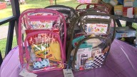 Local students receive free backpacks at back