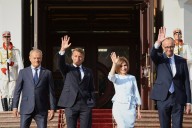 European leaders visit Moldova ahead of key election amid warnings of Russian interference