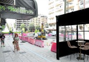 Las terrazas de la avenida de Galicia podrán volver a instalarse para las fiestas de San Mateo