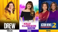 WSB-TV revamps daytime lineup with Drew Barrymore and Kelly Clarkson