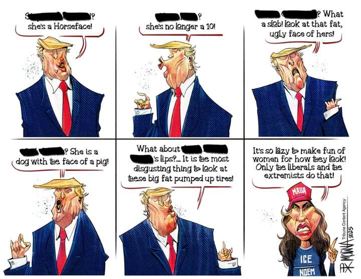 Cartoon: Only liberals do that!