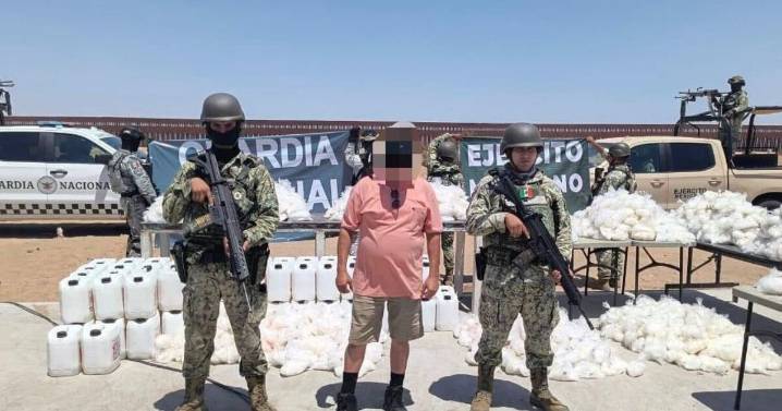 Golpe al narcotráfico en Sonora: incautan 838 kilos de cristal en San Luis Río Colorado