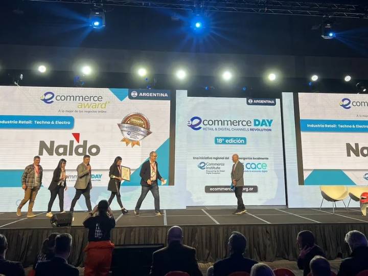 Naldo, finalista y protagonista del eCommerce Day Argentina 2025