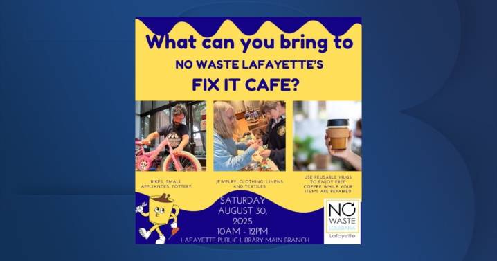 Fix-It Café offers neighborhood repair events
