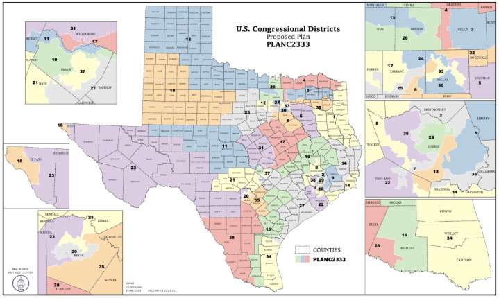 Gov. Abbott signs new congressional map; Texas ...