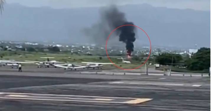 Accidente aéreo en Cuernavaca: Marina informa que tripulantes sufrieron quemaduras