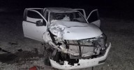 Un diputado de Chubut protagonizó un vuelco sobre Ruta 3: un carro desprendido obligó una peligrosa maniobra