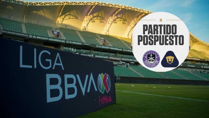 Liga MX Femenil reprograma el Mazatlán vs. Pumas por condiciones climatológicas