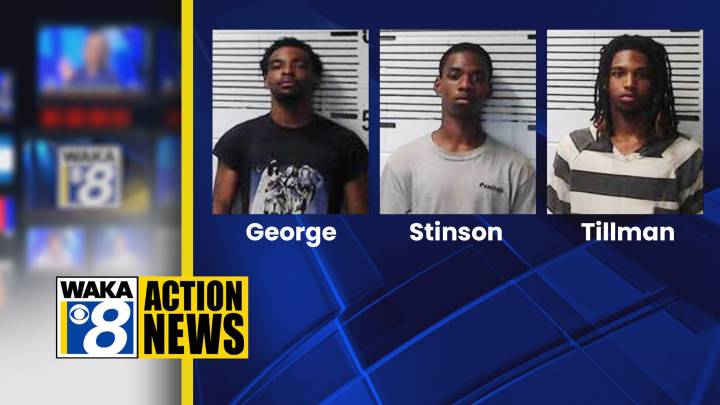 Three charged with shooting into Wetumpka home