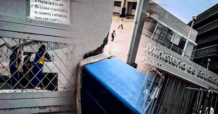Escuelas Bicentenario son nuevas pero con rajaduras y problemas de seguridad