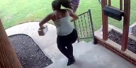 Caught on camera: Delivery driver turns porch pirate at Wichita home