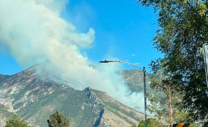 Wildfire breaks out in Buckley Draw Canyon