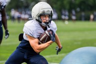 Penn State’s James Franklin on a transfer’s progress: ‘He’s gotten faster and more explosive’