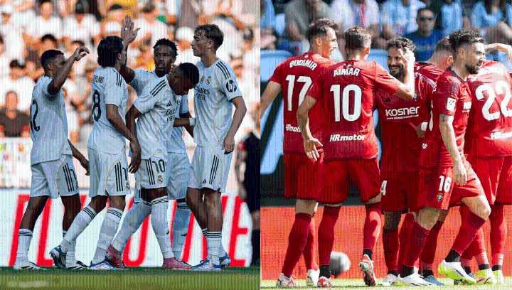 Real Madrid vs. Osasuna: hora, TV y formaciones por LaLiga 2025/26