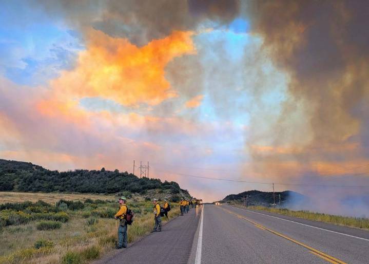 Colorado wildfires: Thunderstorms threaten progress on Friday
