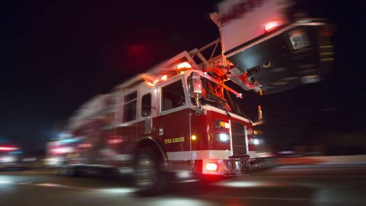 California woman rescued after getting stuck in chimney