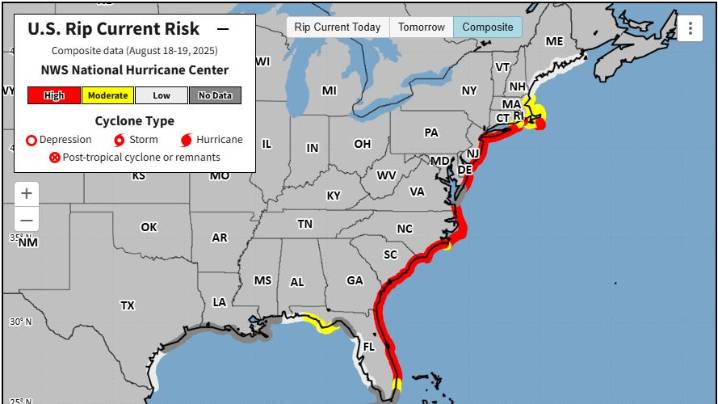 Hurricane Erin concerns prompt swim bans at NJ beaches