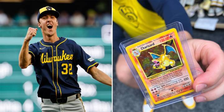 Jacob Misiorowski pulls rare Pokémon card after Brewers win