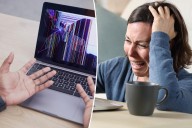 Havoc caused on Apple laptop from placing paper in between keyboard and screen