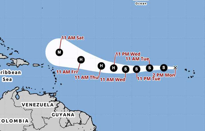 Se forma la tormenta tropical Erin en el Atlántico