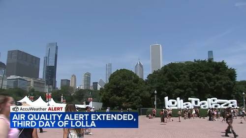 Chicago air quality Saturday: Smoke from Canada fires causes unhealthy Illinois Air Quality Index levels during Lollapalooza 2025