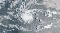 New system in Gulf as Tropical Storm Erin moves west…