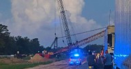 LA man steals crane, causes major crashes on Interstate 10