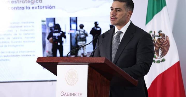 Harfuch reporta avances de la Estrategia Nacional contra la Extorsión: más de 132 detenidos en 2025