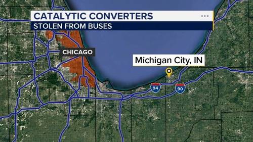 Michigan City schools closed after more than a dozen school bus catalytic converters stolen