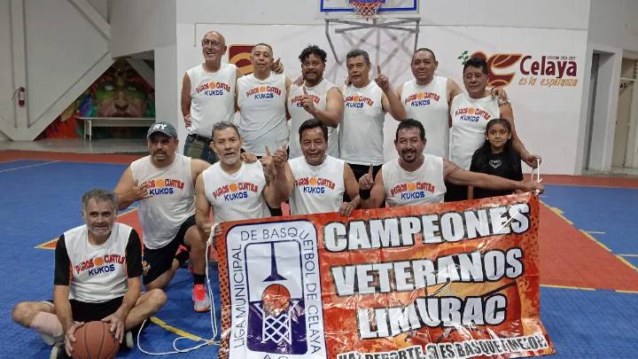 Kukos, campeones de la Liga Municipal de Básquetbol Veteranos 50 y más
