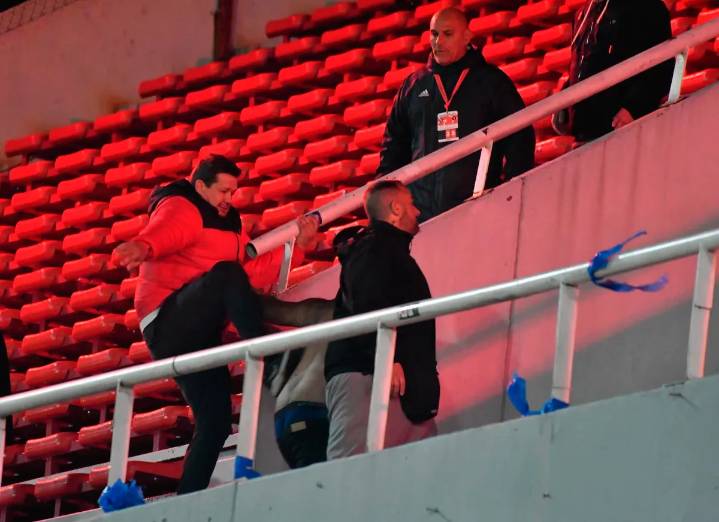 Violencia en el fútbol: las terribles imágenes que dejó el partido de Independiente