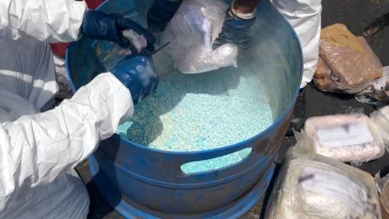 FGR destruye más de 290 mil pastillas de fentanilo y toneladas de químicos en Sinaloa