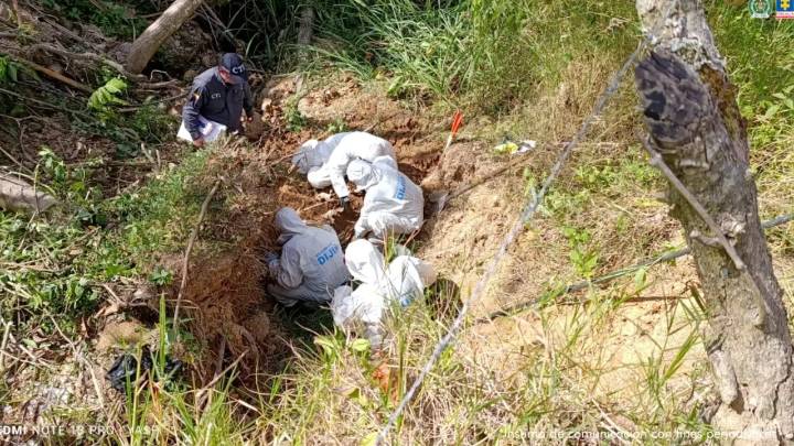 Autoridades confirman el hallazgo de restos humanos de cinco personas en Santa Bárbara, Antioquia