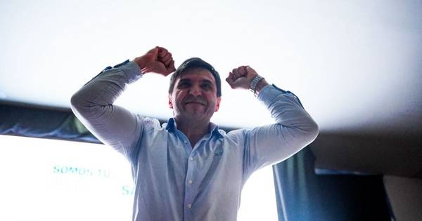 Andino en su primer discurso en el PJ como candidato: “Somos la única alternativa”