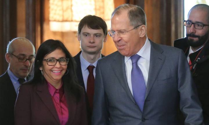 Vicepresidenta actualizó agenda bilateral con canciller ruso