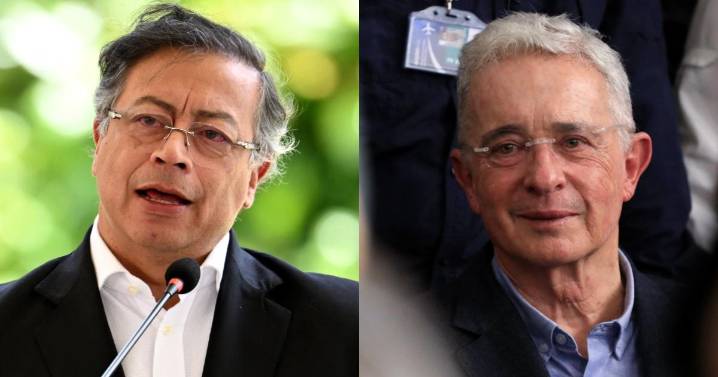 Petro atacó en redes a Uribe, llamó "jauría" al uribismo y acusó al expresidente de abrazar a Pablo Escobar