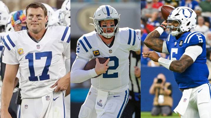 Colts starting QBs since 2018; from Andrew Luck to Anthony Richardson