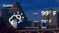 Austin: pronóstico del tiempo para este miércoles 20 de agosto