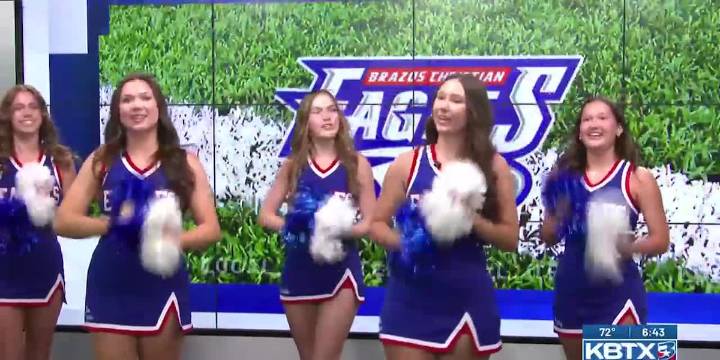 Brazos Christian cheer team joins BVTM for Spirit Week