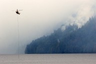 Officials say out-of-control wildfire on Vancouver Island will cause more smoke