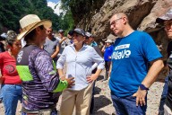 Gobernadora del Meta y alcalde de Villavicencio visitaron la bocatoma de Quebrada Honda