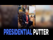 WATCH: Zelensky Gives Trump A Golf Putter