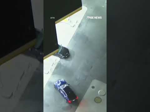 WATCH: Suspect stops for gas in the middle of police chase #shorts #chase #news #usa #police
