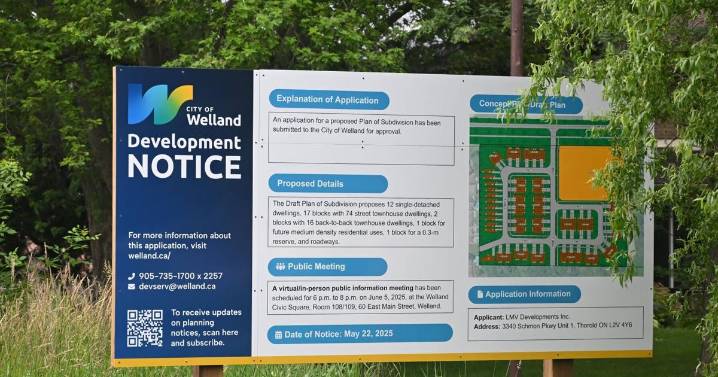 North Welland subdivision with 102 homes approved
