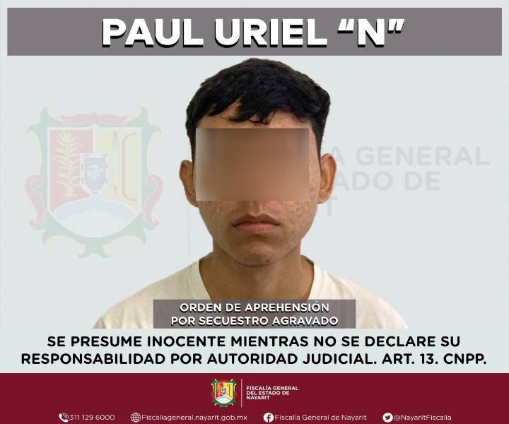 ENCARCELADO POR SECUESTRO AGRAVADO