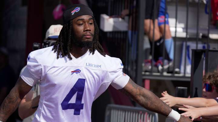 Sean McDermott says James Cook is expected to return to practice
