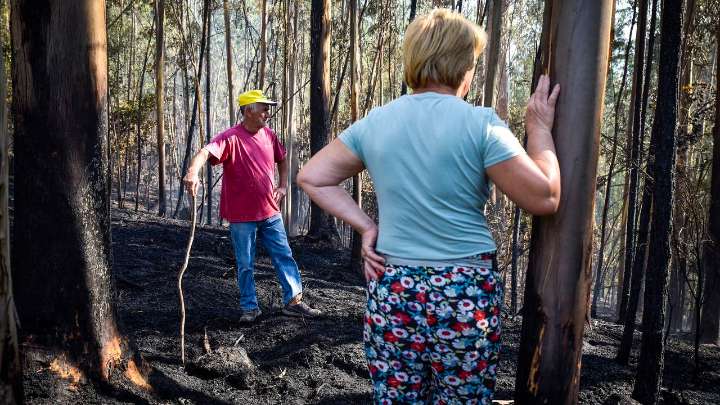 Salir de casa con las llamas a la puerta: « Calquera vai durmir co lume ao lado!»