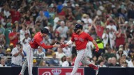 Abreu homers off Pivetta to help the Red Sox beat the Padres, 10